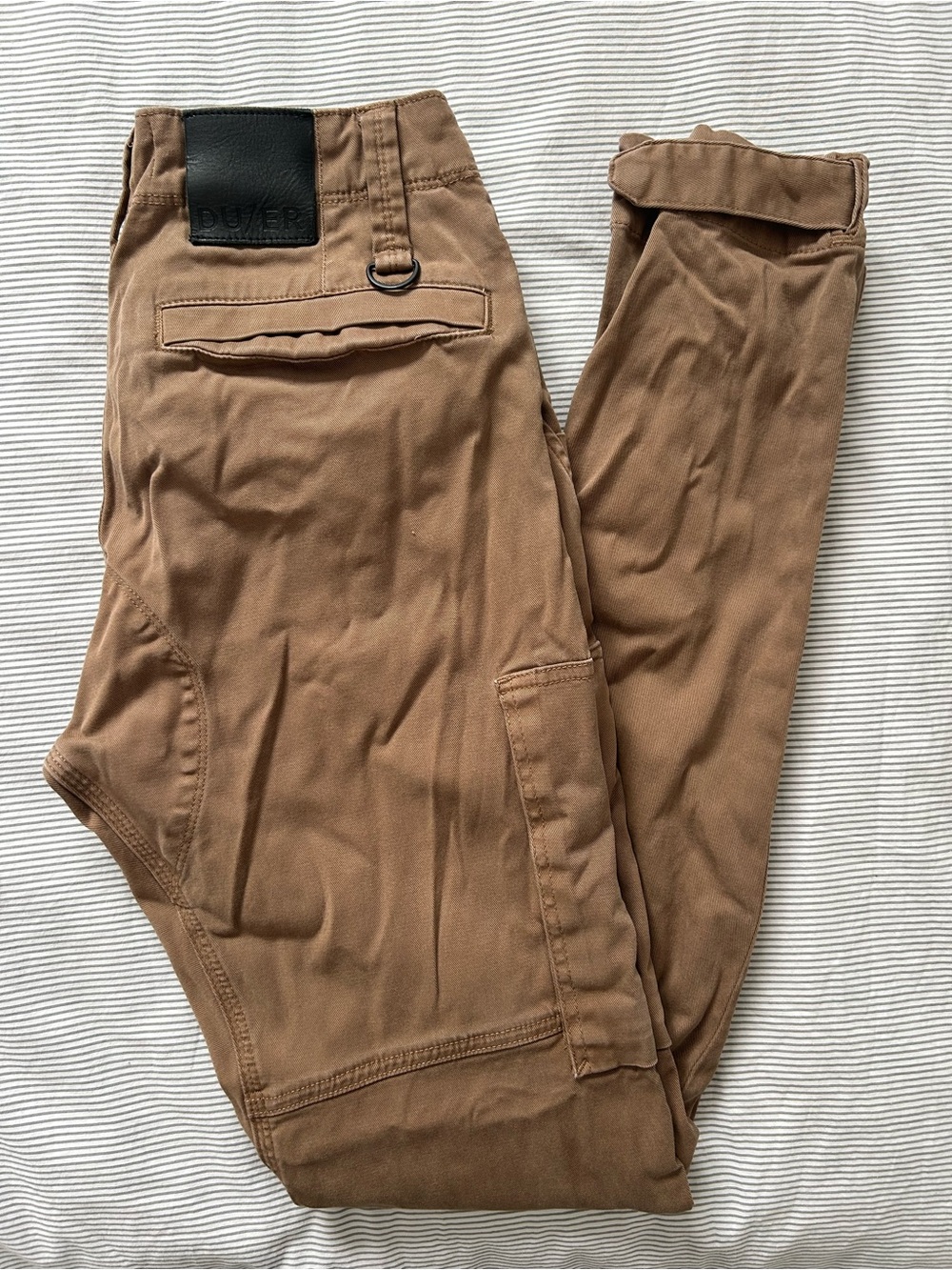 Men's Cargo Pants in Tan with Utility Pockets